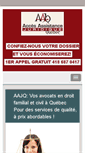 Mobile Screenshot of aajq.ca
